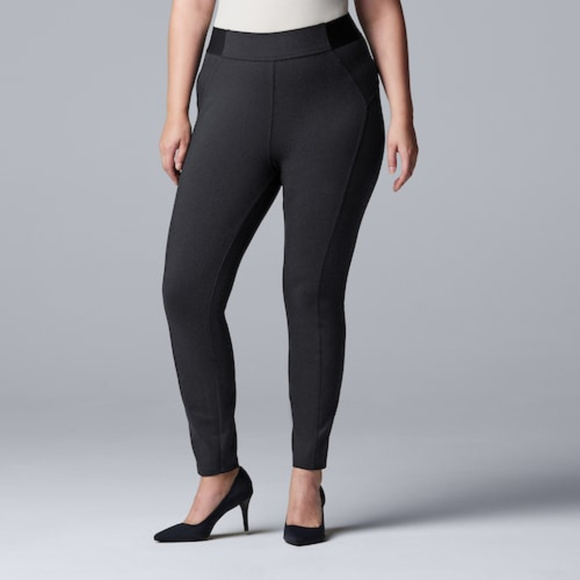 SOLD Simply Vera Wang High Waisted Skinny Pants - Picture 7 of 7
